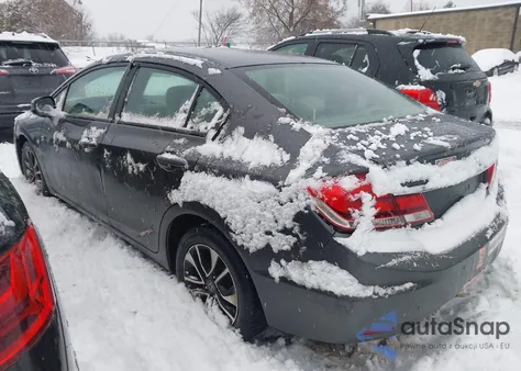 2013 Honda Civic Ex from USA, damaged, VIN 2HGFB2F84DH533761